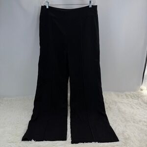 PrettyLittleThing Plus Wide Leg Black High Waist Dress Pants Size Twelve NWT NEW